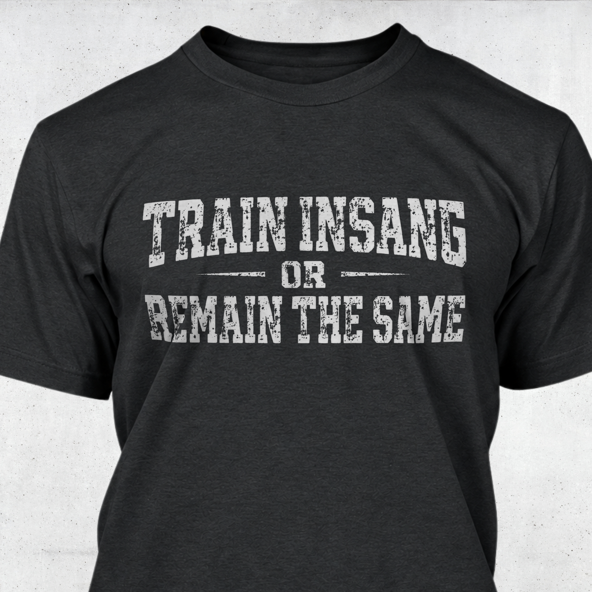 Train Insane or Remain The Same
