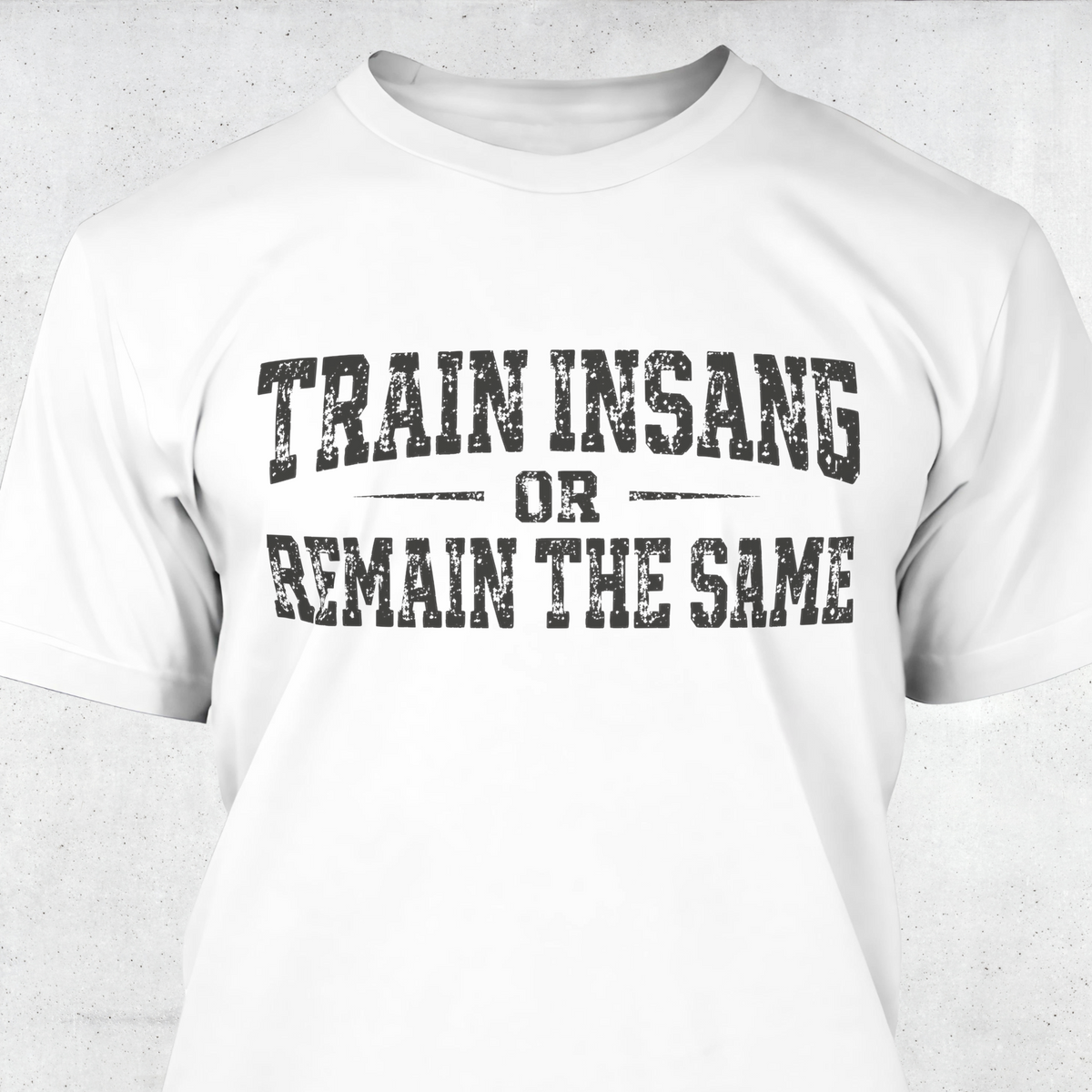 Train Insane or Remain The Same