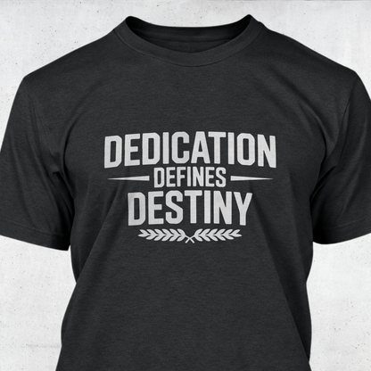 Dedication Defines Destiny