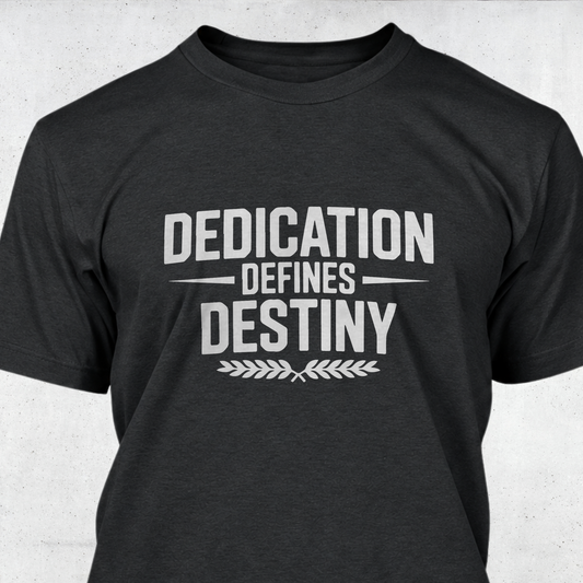 Dedication Defines Destiny
