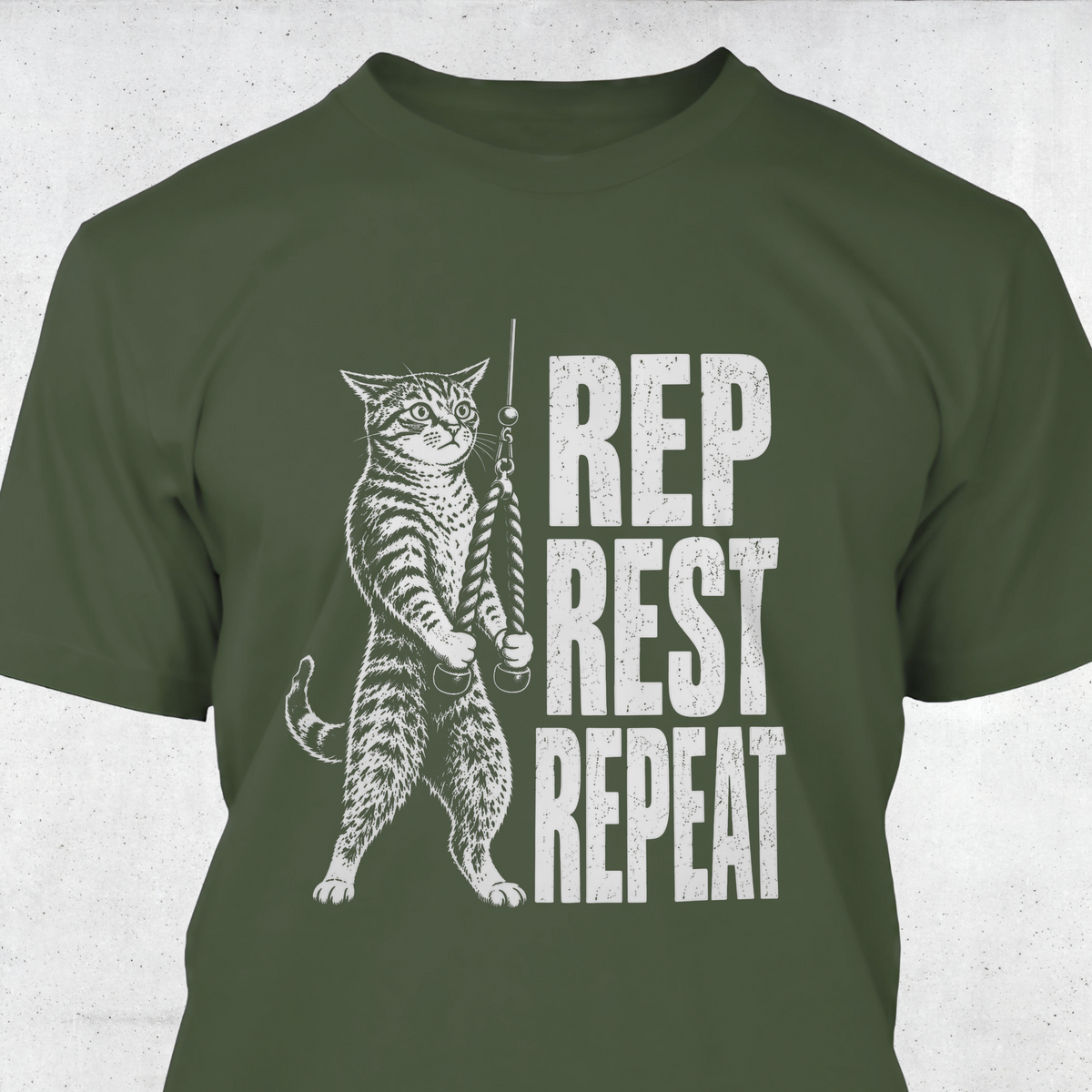 Rep Rest Repeat - Cat