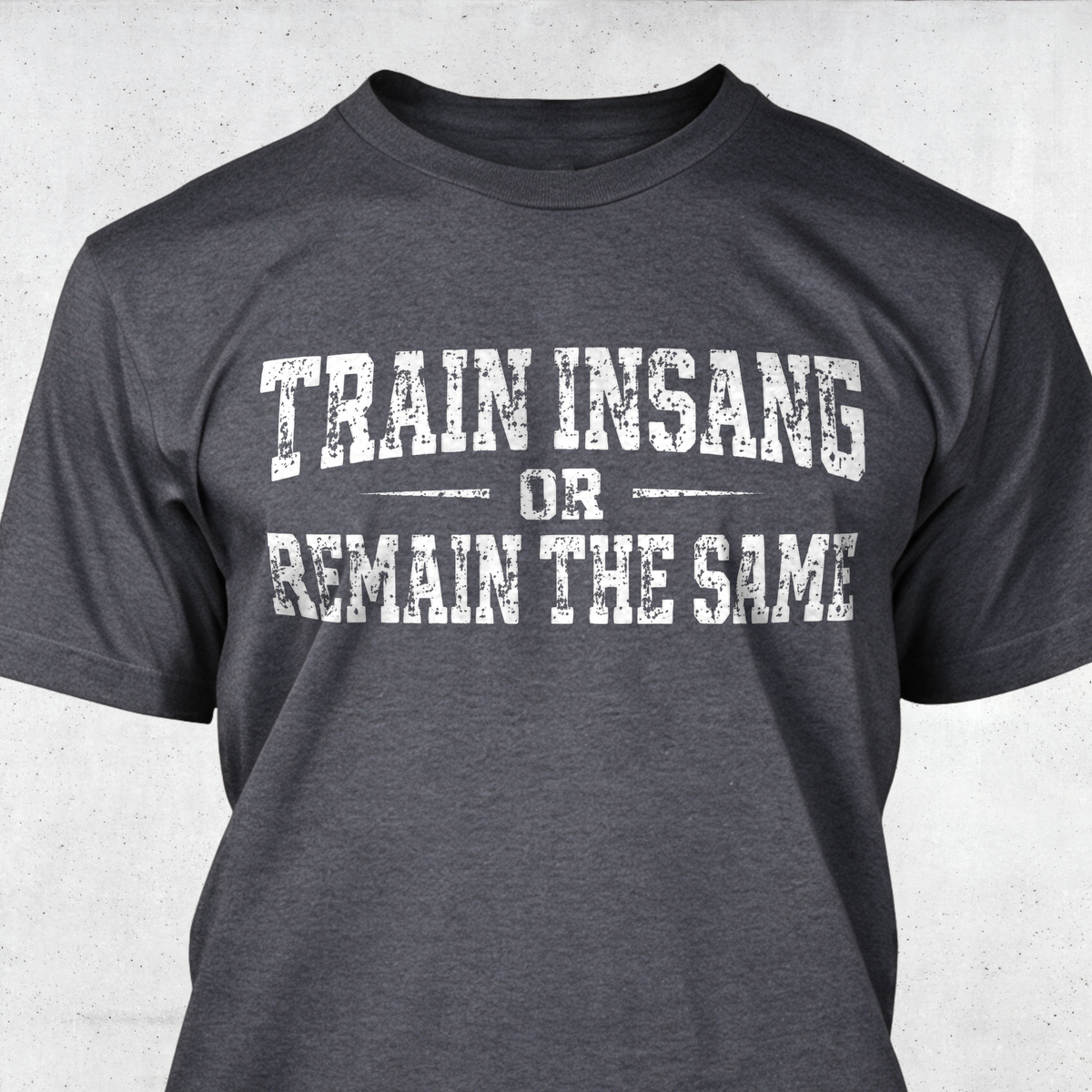 Train Insane or Remain The Same